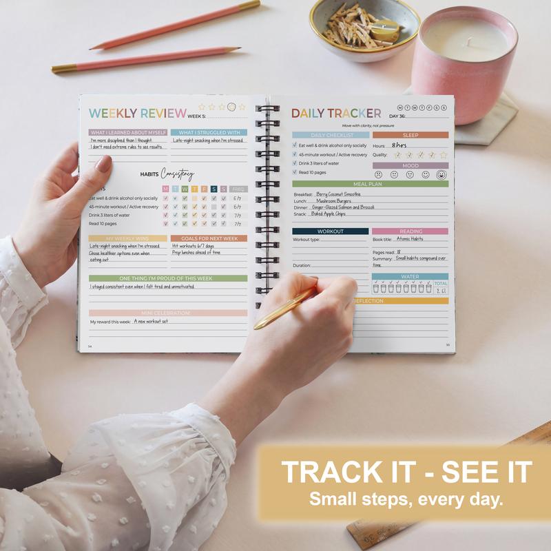 75 Soft Challenge Journal for Women: Gentle Consistency Guide