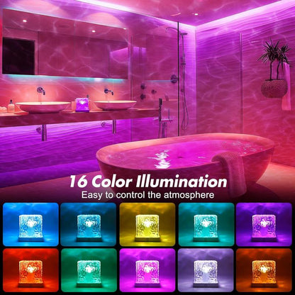 Aurvelle AuroraLamp Projector | Crystal Cube Mood Light