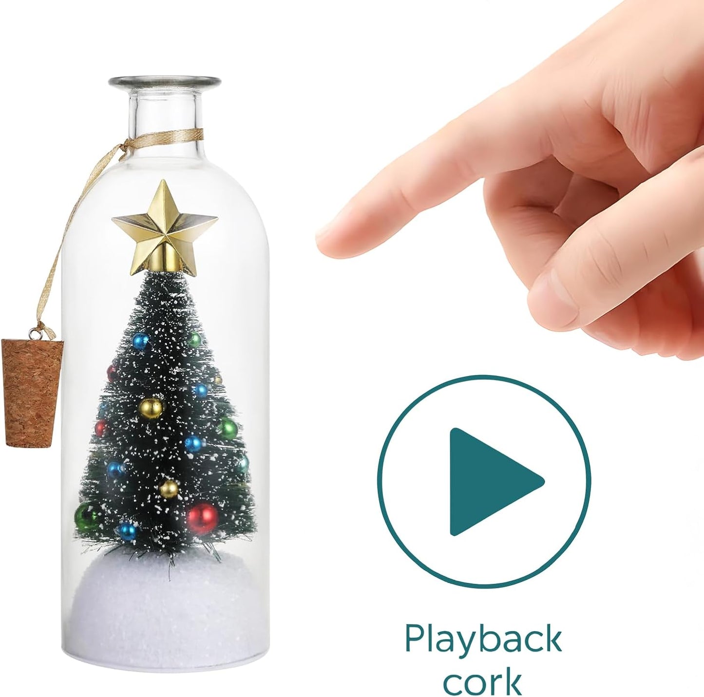 Recordable Christmas Memory Bottle