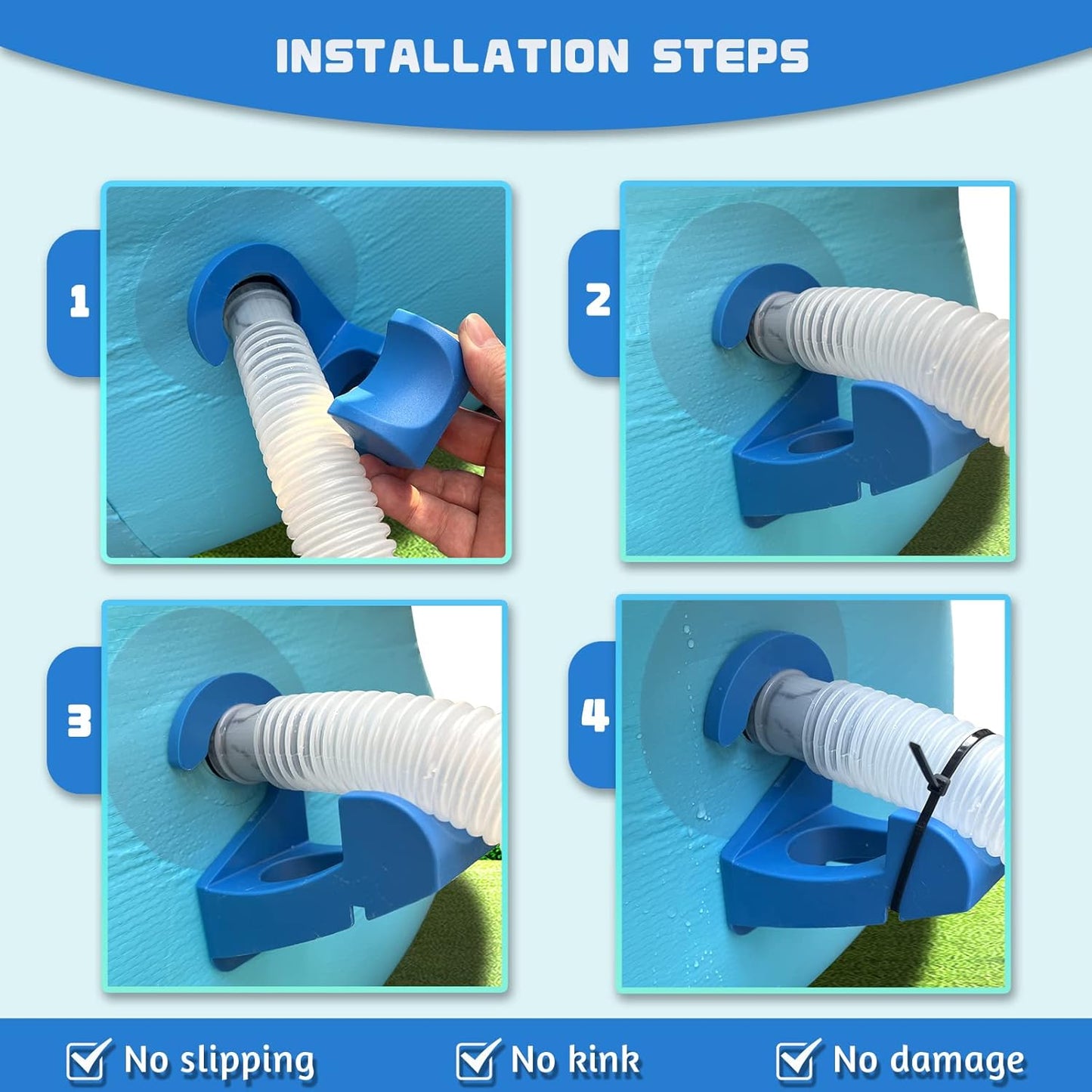 Aurvelle HoseCradle — Above Ground Pool Hose Support