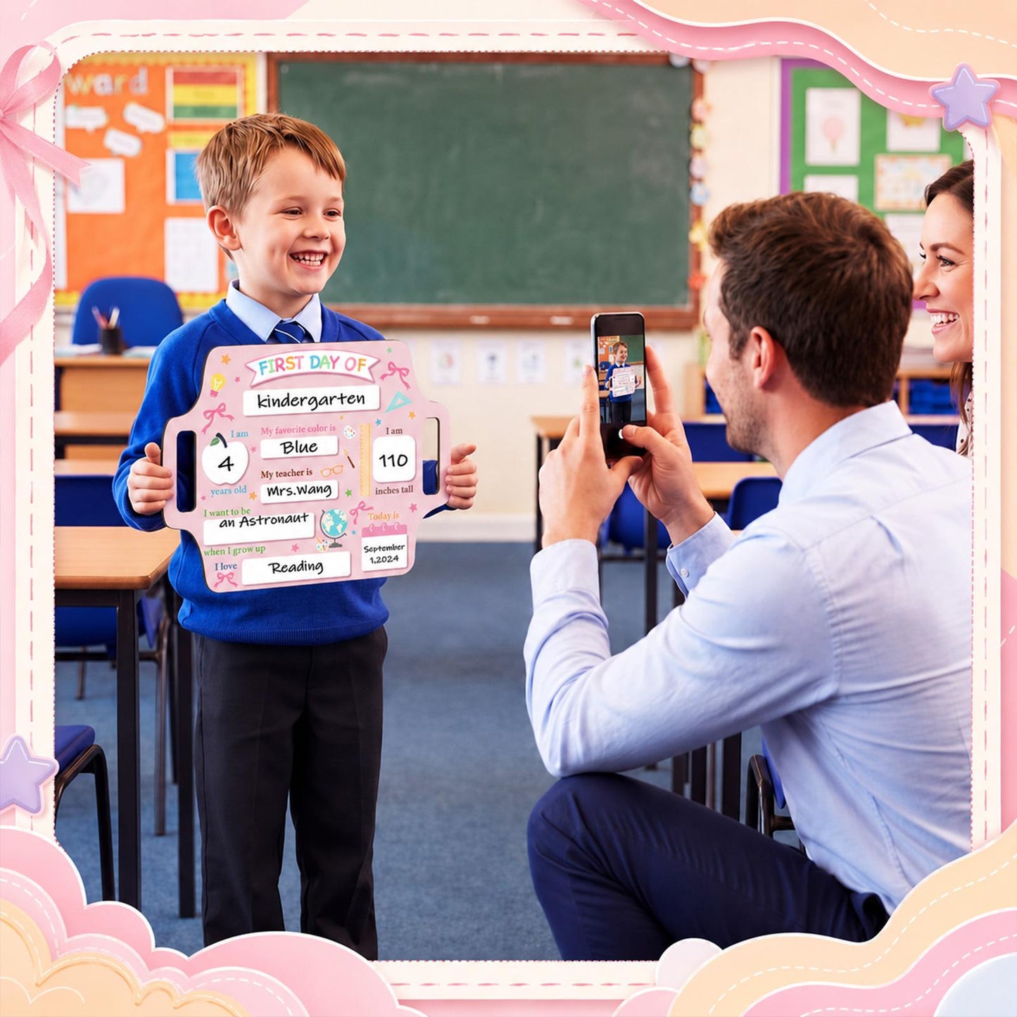 Reusable School Milestone Board