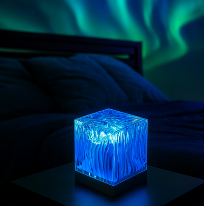 Aurvelle AuroraLamp Projector | Crystal Cube Mood Light